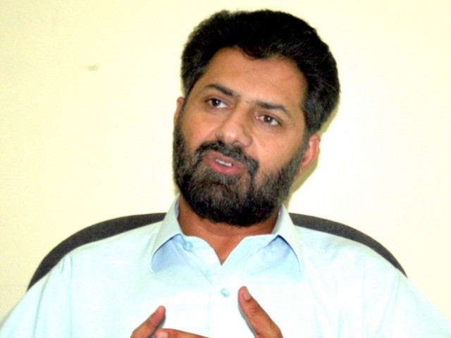 Provincial Minister for Local Government and Rural Development Inayatullah Khan. PHOTO: IQBAL HAIDER
