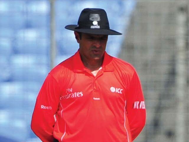 A file photo of Aleem Dar. PHOTO: AFP