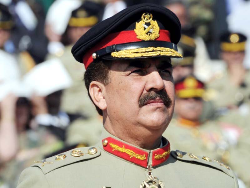 Army Cheif General Raheel Sharif. PHOTO: ISPR