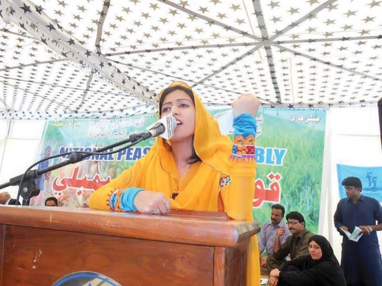 Samreen Khan Zaur is contesting the upcoming local elections to challenge the status quo as well as the patriarchal mindset. PHOTO: EXPRESS