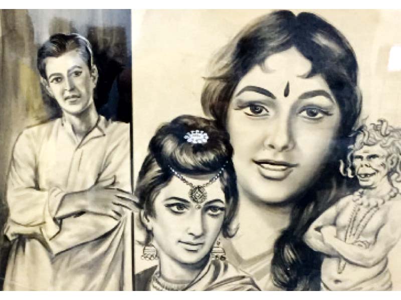 Digest artist Sajjad Ahmed Siddiqui’s earliest work for an Indian movie magazine Shamaa (1940s) to his sketches for detective and crime stories (1970s), are available for the audience to view and cherish. PHOTOS: COURTESY AFK