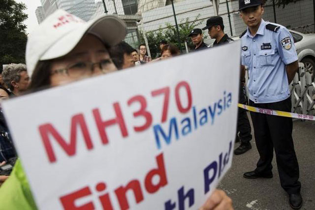The number of vessels searching for the jet would be doubled to four; with the search crossing 120,000 square km . PHOTO: REUTERS