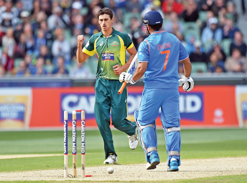Starc’s bowling figures of six for 43 was the second-best return ever in an ODI in Australia. PHOTO: AFP