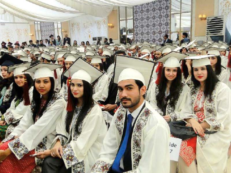 As many as 933 young men and women were awarded degrees at the 18th convocation of the Institute of Business Management on Saturday. Among them, 11 were gold medallists, of which, nine were women. PHOTO: PRESS RELEASE