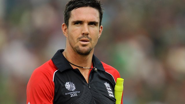Kevin Pietersen scored 67 runs off just 43 deliveries. PHOTO: AFP