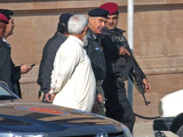 Inspector General (IG) Sindh Police Ghulam Haider Jamali. PHOTO: ATHAR KHAN/EXPRESS