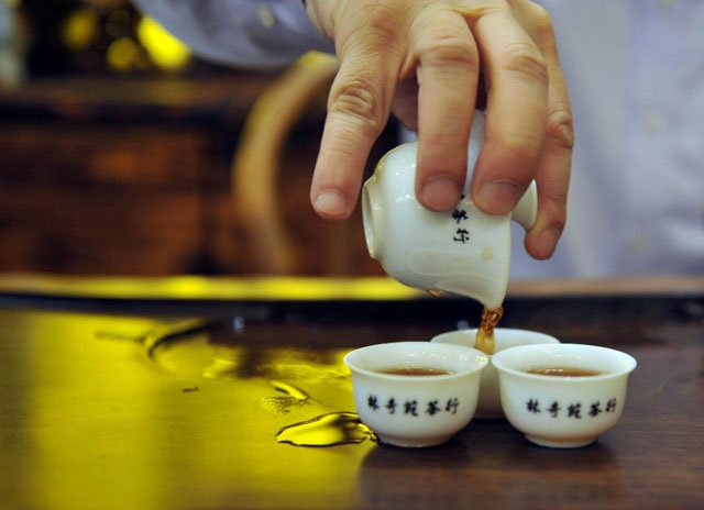 Tea today is considered the most popular drink after water -- drunk regularly by three-quarters of the world's population. PHOTO: AFP