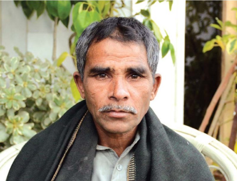 Javed Masih suffers from retinitis pigmentosa, an inherited condition leading to incurable blindness.