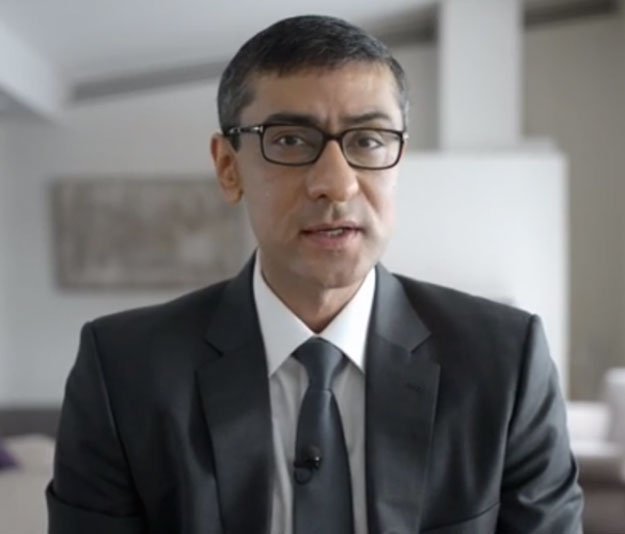 Nokia President CEO Rajeev Suri. Photo : Nokia/YouTube screenshot via Latin Post