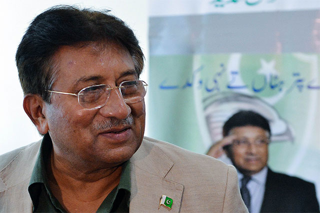A file photo of former president Pervez Musharraf. PHOTO: AFP