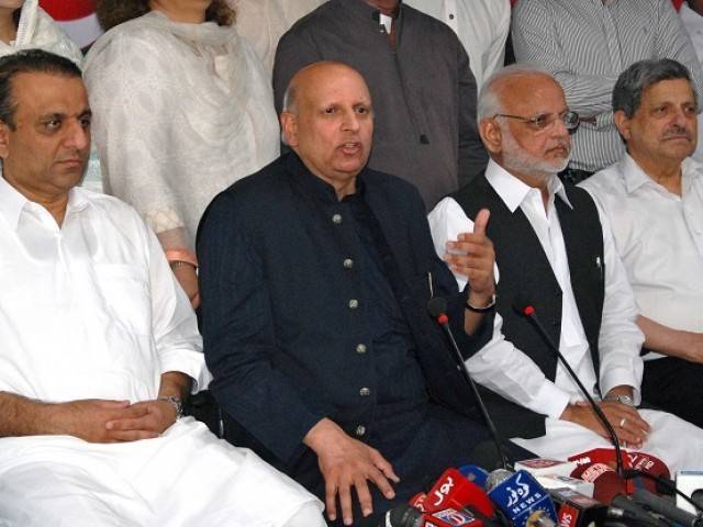 PTI Punjab leaders. PHOTO: EXPRESS/FILE