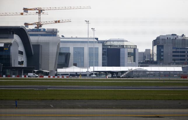Belgian international airport of Zaventem airport, which is still not operating, is seen behind fences more than a week after the attacks in Brussels metro and the airport, in Zaventem, Belgium, April 1, 2016.
PHOTO: REUTERS