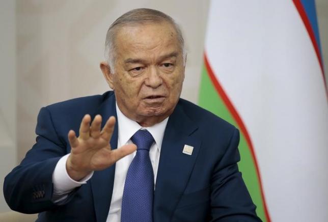 Uzbekistan's President Islam Karimov in Ufa, Russia, July 10, 2015. PHOTO: REUTERS
