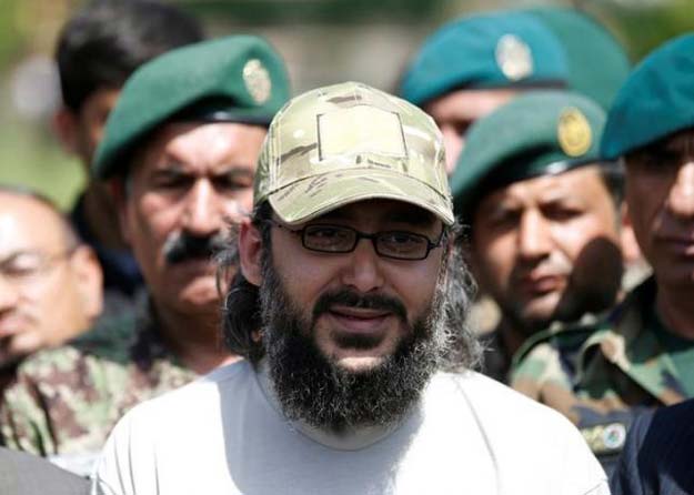 Ali Haider Gilani speaks to media after he was rescued in Afghanistan in a joint operation by Afghan and US forces, at the Defence ministry in Kabul, Afghanistan May 11, 2016. PHOTO: REUTERS