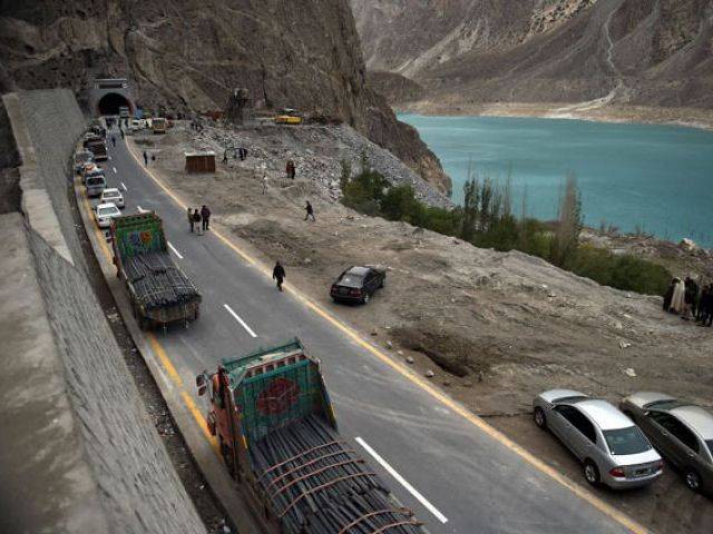 NHA official said a few more features were added to the motorway plan, leading to an increase of Rs5.57 billion to the construction cost. PHOTO: AFP