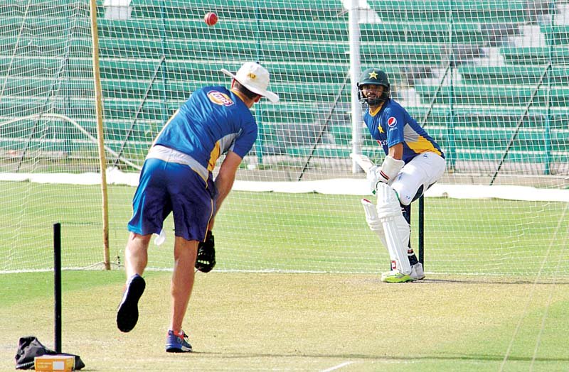 Azhar is confident the players can adapt to English conditions and give the high-flying hosts a run for their money. PHOTO: RIAZ AHMED/EXPRESS