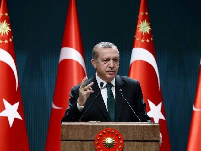 Turkish President Recep Tayyip Erdogan.
PHOTO: AFP