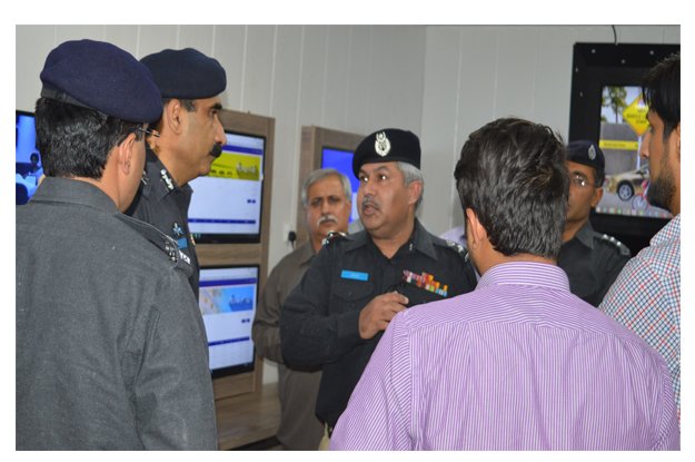Capital City Police Officer (CCPO) visiting the control room. PHOTO: EXPRESS
