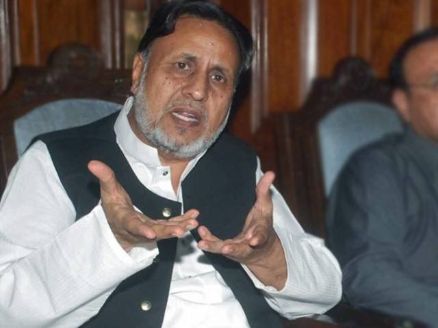 Leader of Opposition in the Provincial Assembly Mian Mehmoodur Rasheed. PHOTO: NNI/FILE