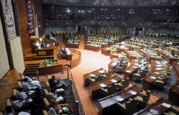 Sindh Assembly Session. PHOTO: NNI
