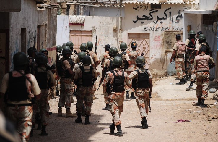 Sindh Rangers. PHOTO: AFP