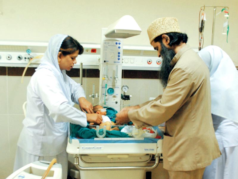 Rosters have been prepared at hospitals to divide duties PHOTO: EXPRESS