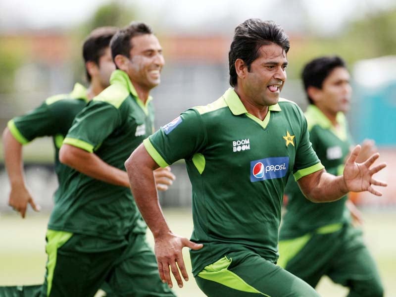 Aaqib has high hopes for Pakistan’s bowling attack and tips them to wreak havoc in the upcoming four-match Test series against England. PHOTO: AFP