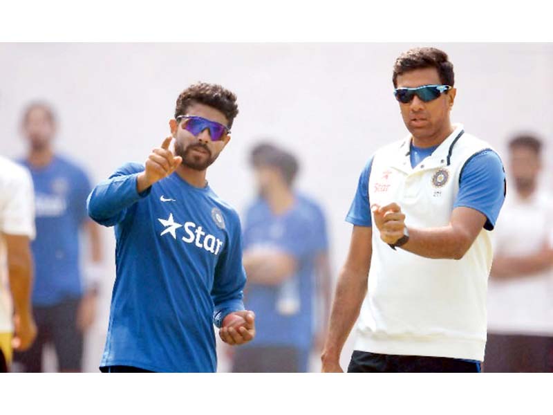 Ashwin revealed new India head coach Kumble has given him confidence and responsibility ahead of their series with West Indies. PHOTO: AFP