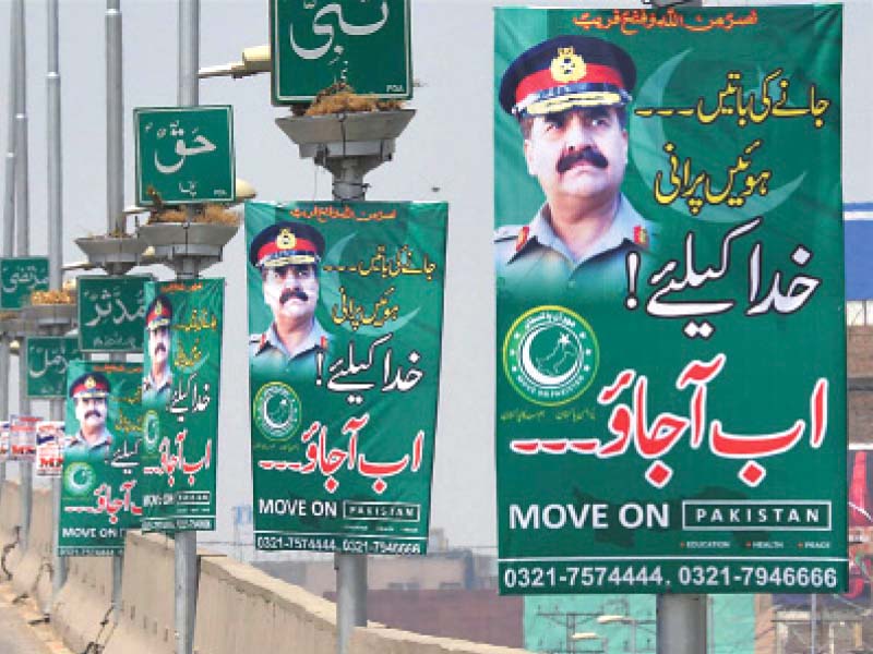 Posters such as the ones pictured had been placed in major cities. PHOTO: FILE
