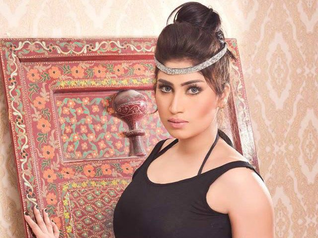 Another speaker, Dawn Images head and media representative Hamna Zubair, talked about the role of media in the representation of women and how the hero is always the woman who sits quietly and bears with everything and the bad woman is the one who is a career woman, a divorcee or a flirtatious college student.  PHOTO: FACEBOOK/Qandeel Baloch