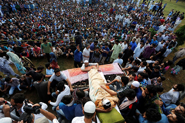 It’s mourning in Kashmir