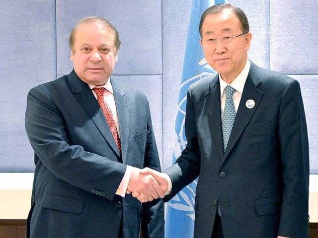 In a letter to UN chief and HC, the premier calls for investigation of atrocities by Indian forces in the held valley. PHOTO: AFP