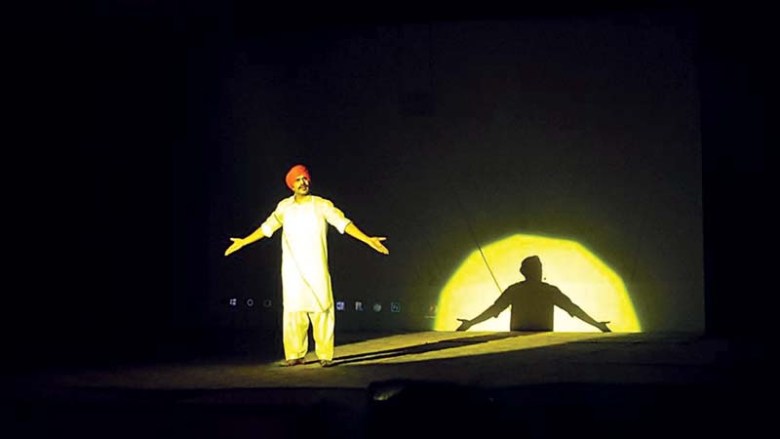 A theatrical play had been organised to enlighten the youth on the freedom fighter, Bhagat Singh at Lok Virsa. PHOTOS: EXPRESS