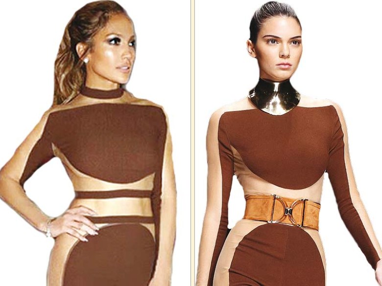 This or that? Battle in Balmain: Jennifer Lopez vs Kendall Jenner
