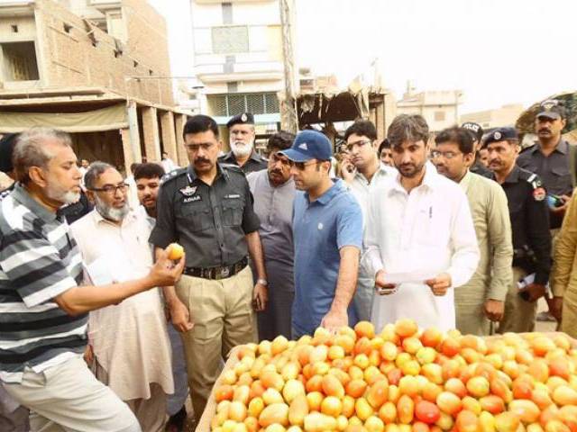 DCO Nadir Chattha tells officials not to return seized material to the owners. PHOTO: FILE