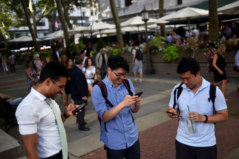 Since its global launch, Pokemon Go has sparked a worldwide frenzy among users who have taken to the streets with their smartphones. PHOTO: REUTERS
