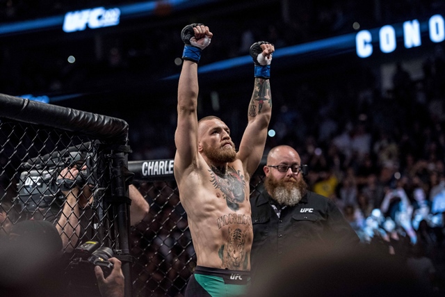 Conor McGregor during UFC 202 at T-Mobile Arena. PHOTO: REUTERS/Joshua Dahl-USA TODAY Sports
