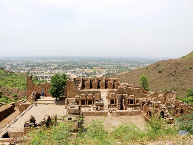 The ruins of the Buddhist monastery in Takht Bhai in Mardan. PHOTO: EXPRESS