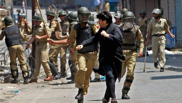 The BJP government may as well giftwrap Kashmir and send it over to Pakistan. PHOTO: AFP