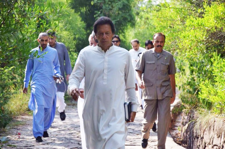 Imran, whose party thrives on massive media coverage, has a lot to lose for not postponing the march to the PM’s house. PHOTO: IMRAN KHAN OFFICIAL/FACEBOOK
