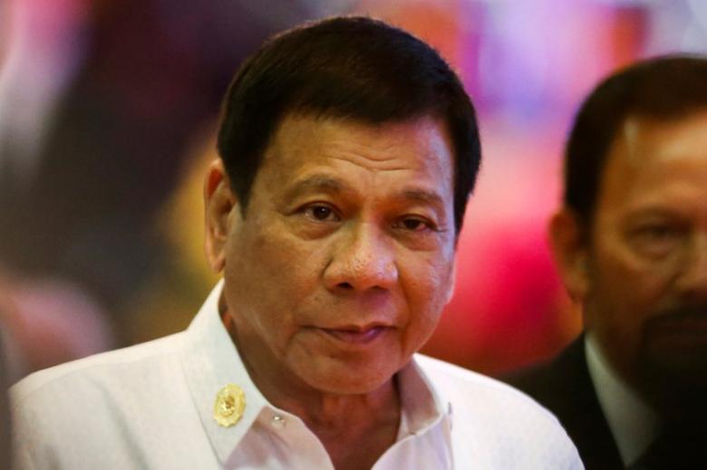 Philippines President Rodrigo Duterte leaves the opening ceremony of the ASEAN Summit in Vientiane, Laos September 6, 2016. PHOTO: REUTERS