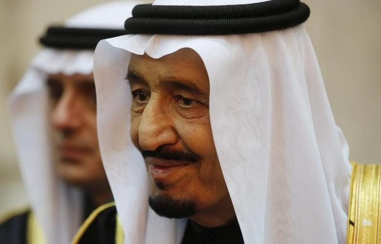 Saudi Arabia's King Salman is seen during US President Barack Obama's visit to Erga Palace in Riyadh January 27, 2015.PHOTO: REUTERS