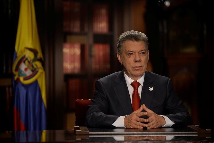 Colombia's President Juan Manuel Santos. PHOTO: REUTERS