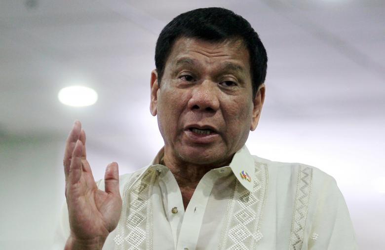 Philippine President Rodrigo Duterte.
PHOTO: REUTERS