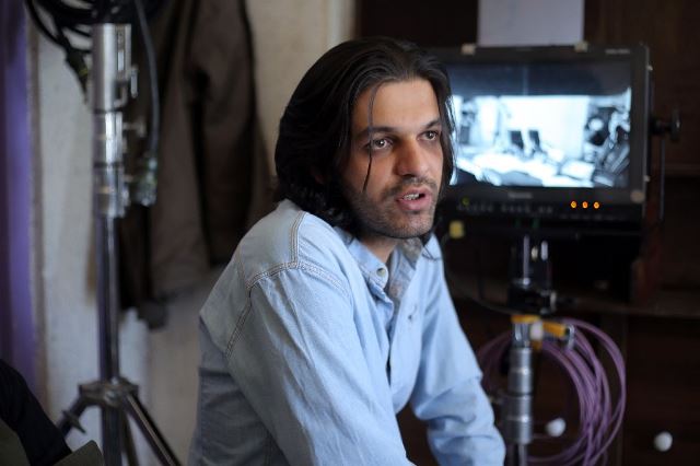 Iranian filmmaker Keywan Karimi is pictured in Tehran while working on the movie "Drum" early in 2016 PHOTO: AFP