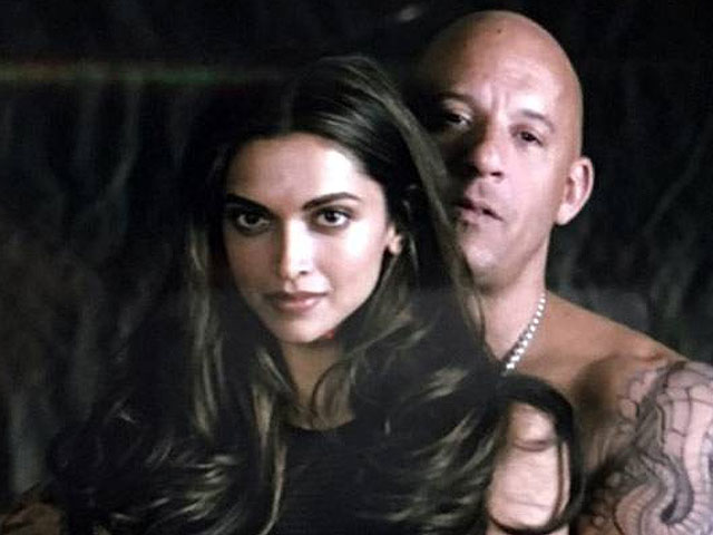 Deepika Padukone with her Hollywood debut main lead, Vin Diesel. PHOTO: INDIA TODAY