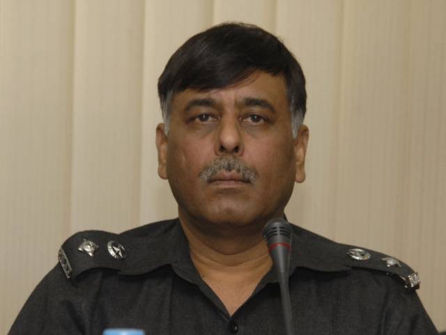 SSP Malir Rao Anwar. PHOTO: MUNAWAR A KHAN/EXPRESS