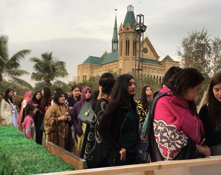 Single men consider it their national responsibility to stare at women.
PHOTO: KARACHI EAT FOOD FESTIVAL FACEBOOK PAGE