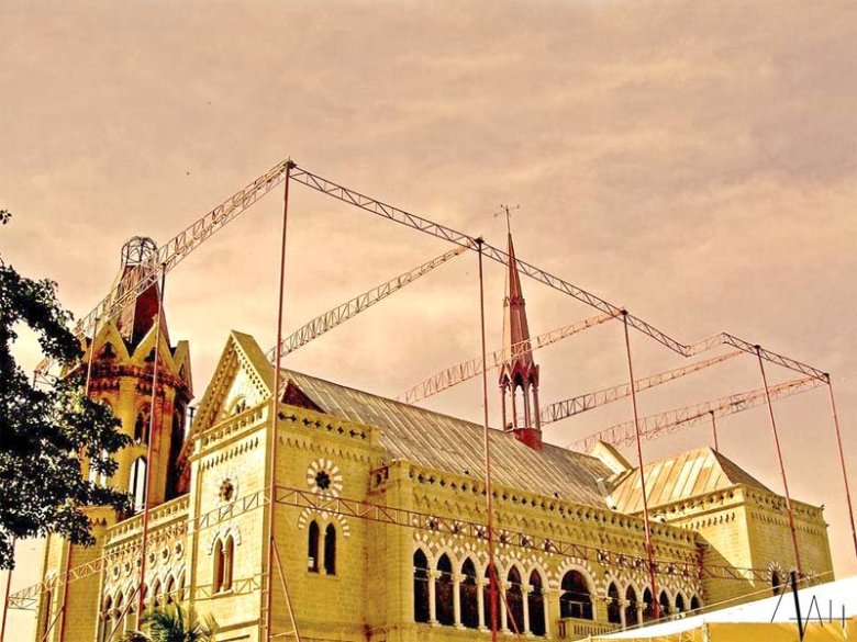 With the focus of their lens mostly on Karachi, Karachi Shutter has documented over 25 projects, including the Allied Bank and LUMS University buildings designed by Habib Fida Ali. PHOTO: COURTESY KARACHI SHUTTER FACEBOOK PAGE