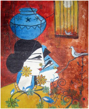 Gallery owner Neshmia Ahmed said contemporary art is a thriving business for them. PHOTO: COURTESY GRANDEUR ART GALLERY